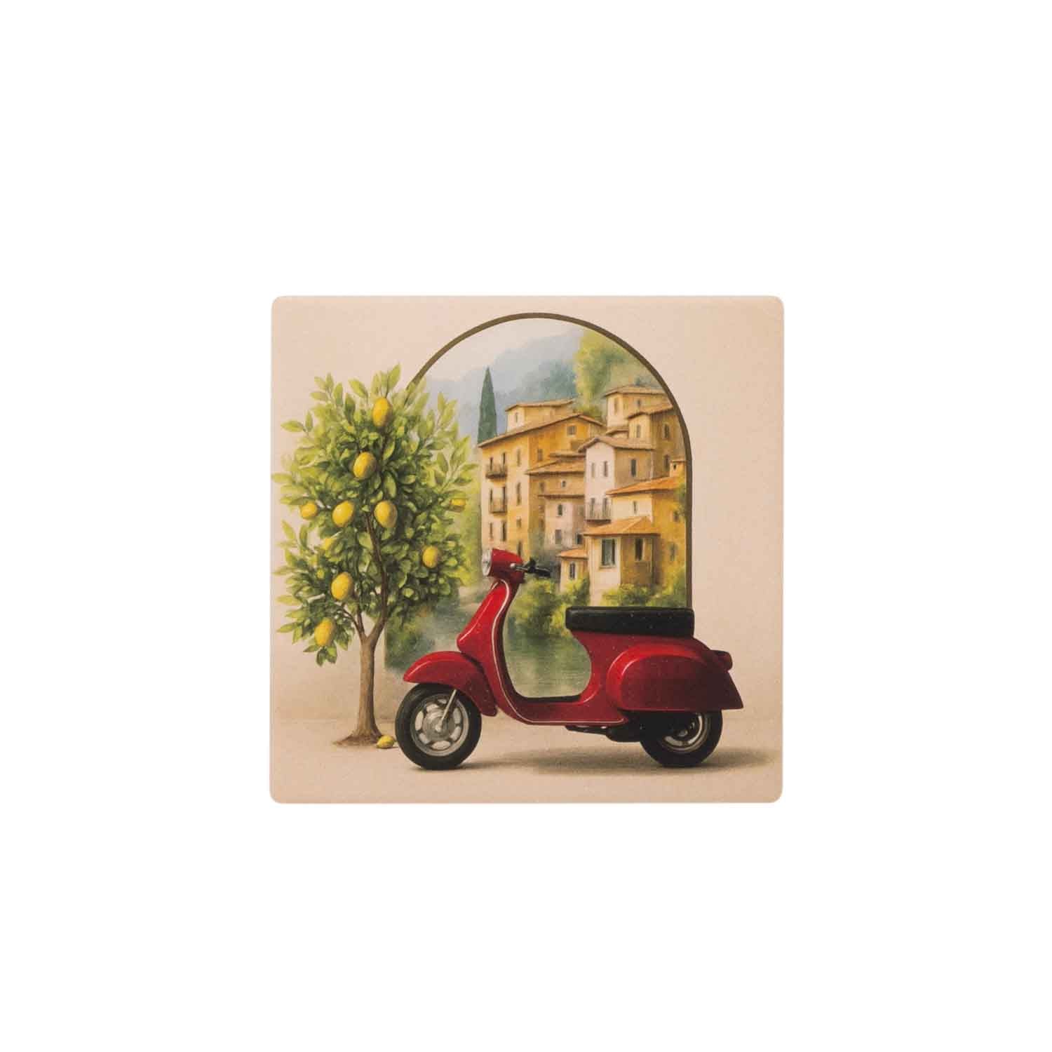 Ceramic Coasters set of 4 | Vespa