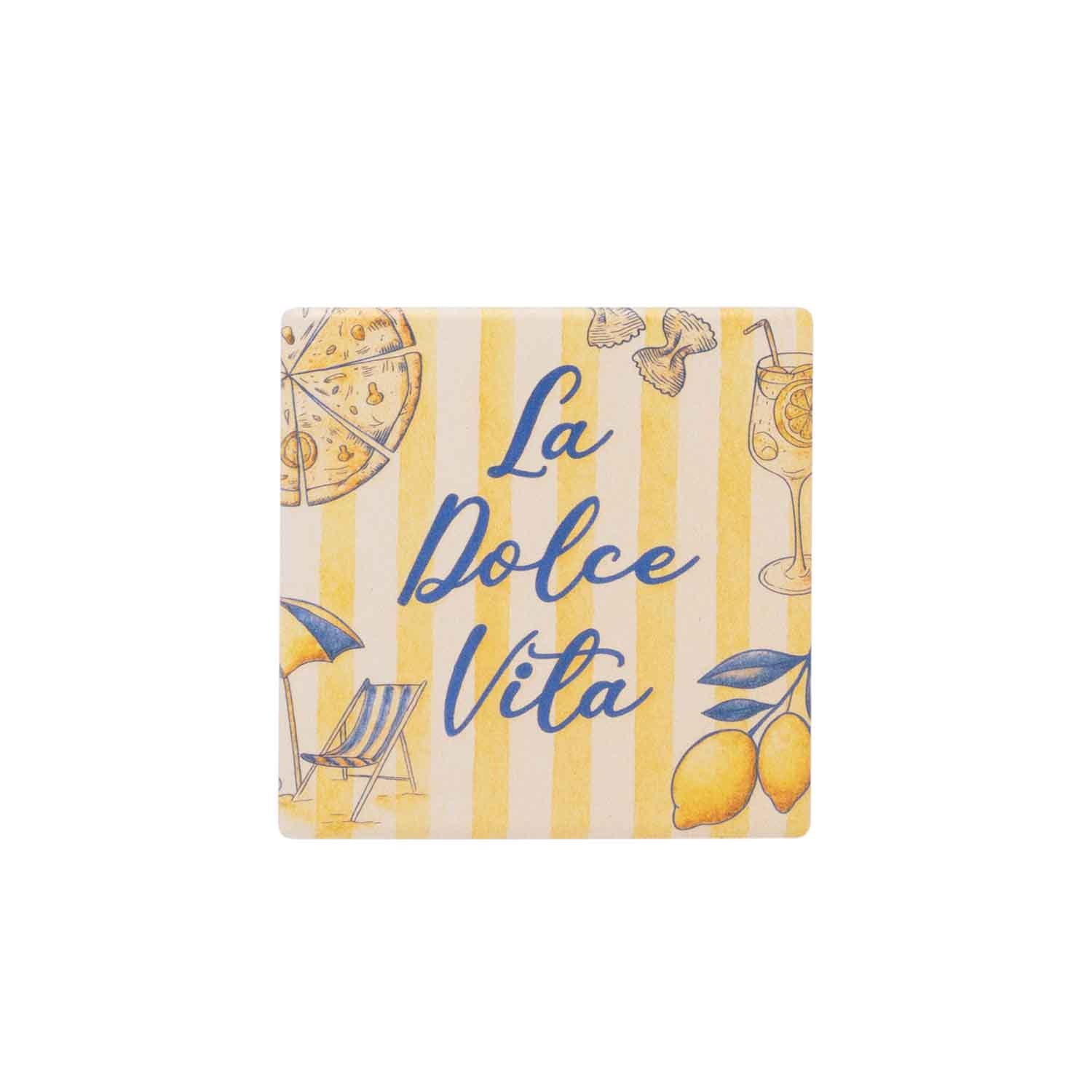 Ceramic Coasters set of 4 | La Dolce Vita