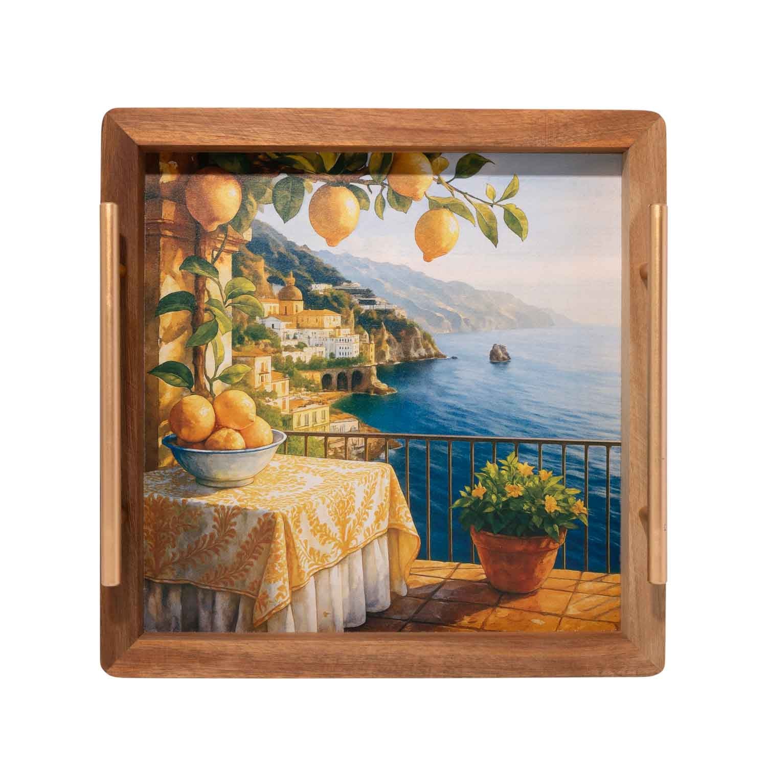 Walnut Carry Tray | Amalfi