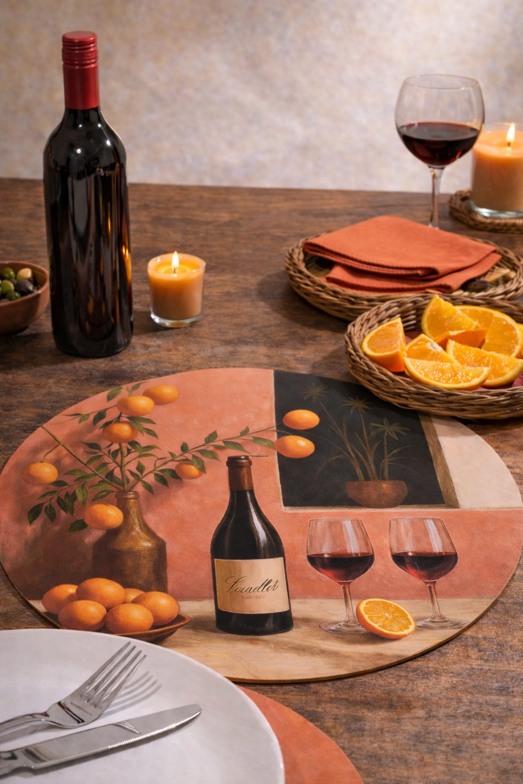 Placemats Set of 4 | Vino