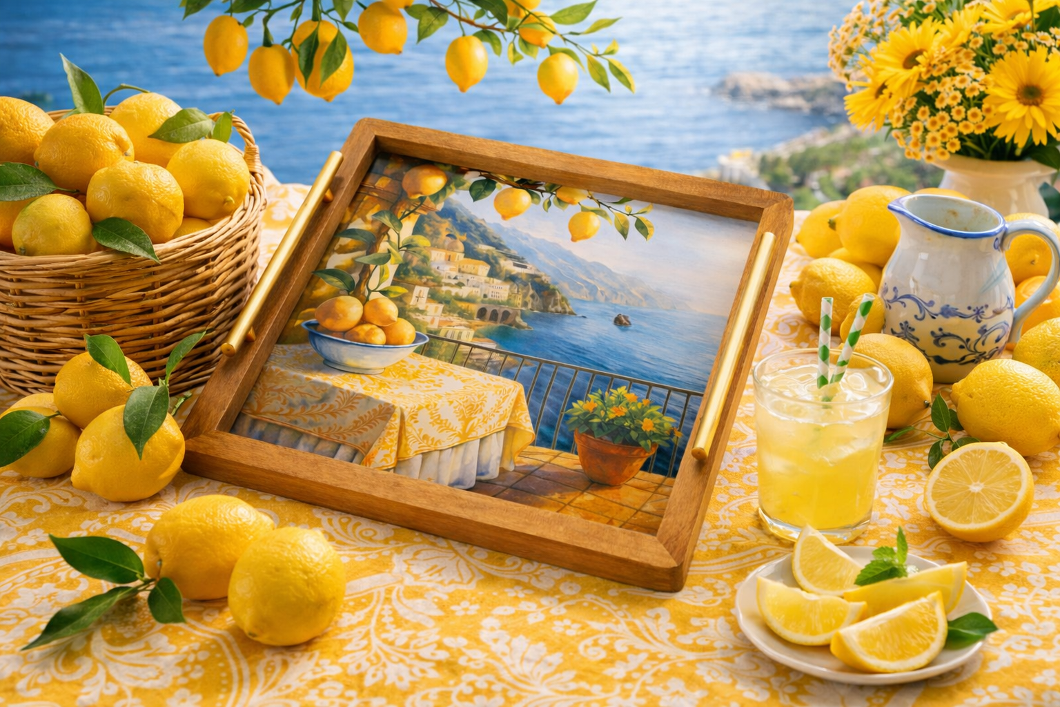 Walnut Carry Tray | Amalfi