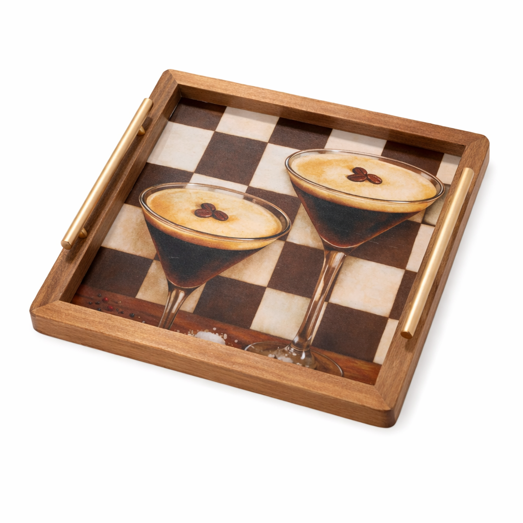 Walnut Carry Tray | Espresso