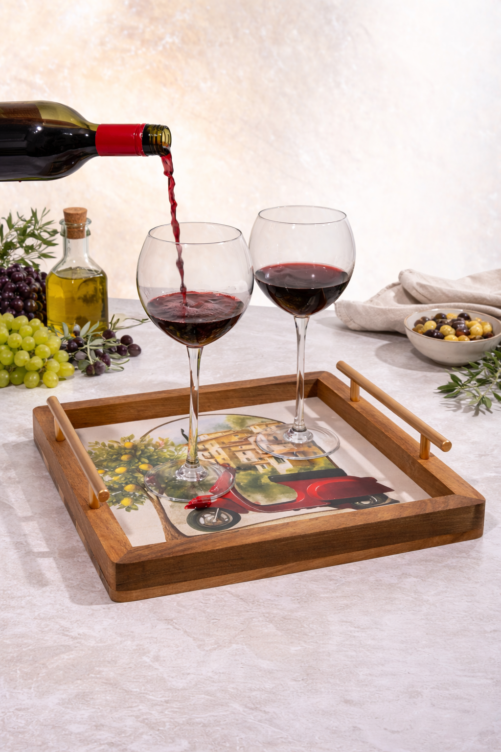 Walnut Carry Tray | Vespa